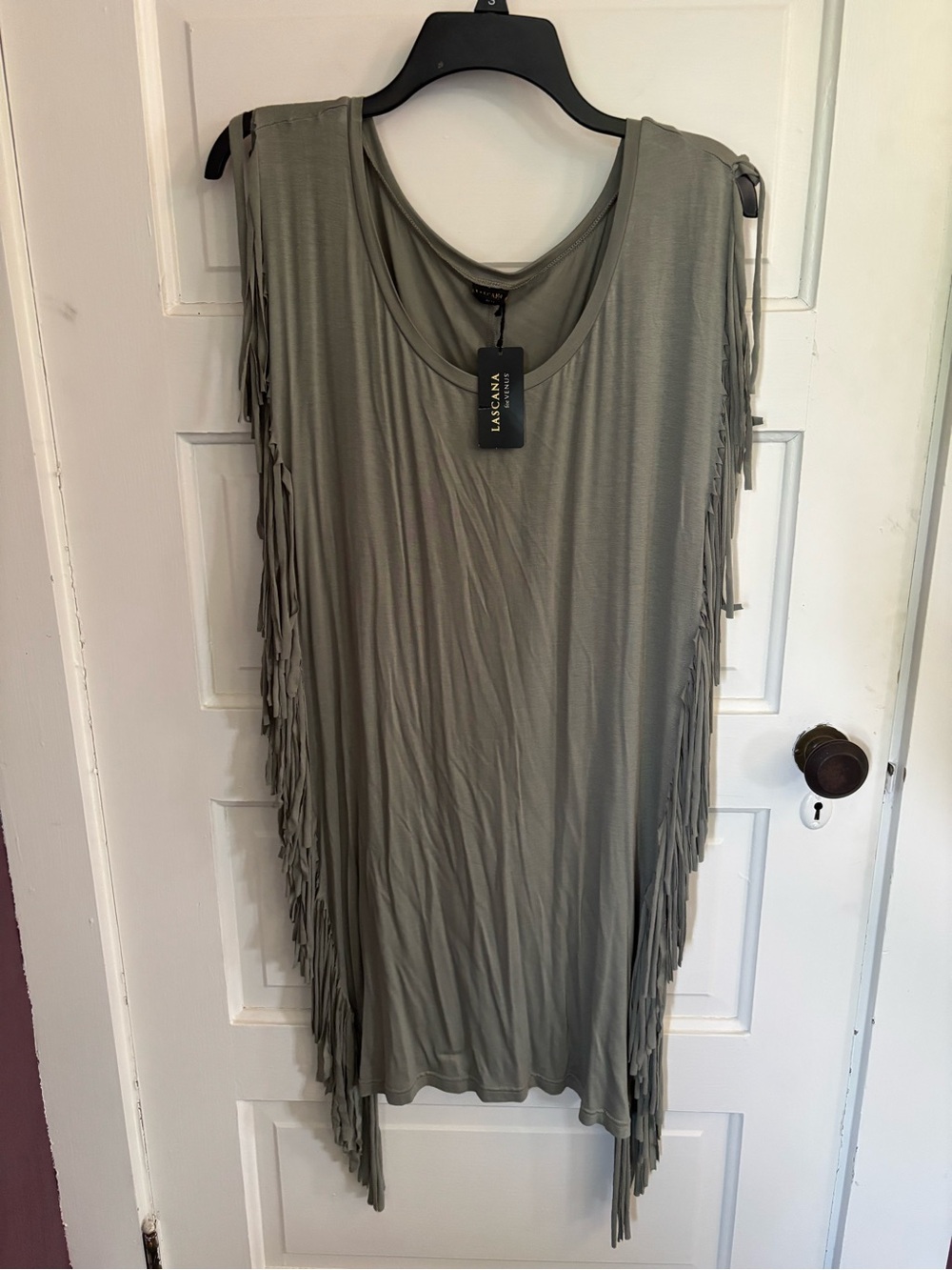 Lascana for Venus Fringe mini dress. Medium. Green. NWT - Picture 2 of 5